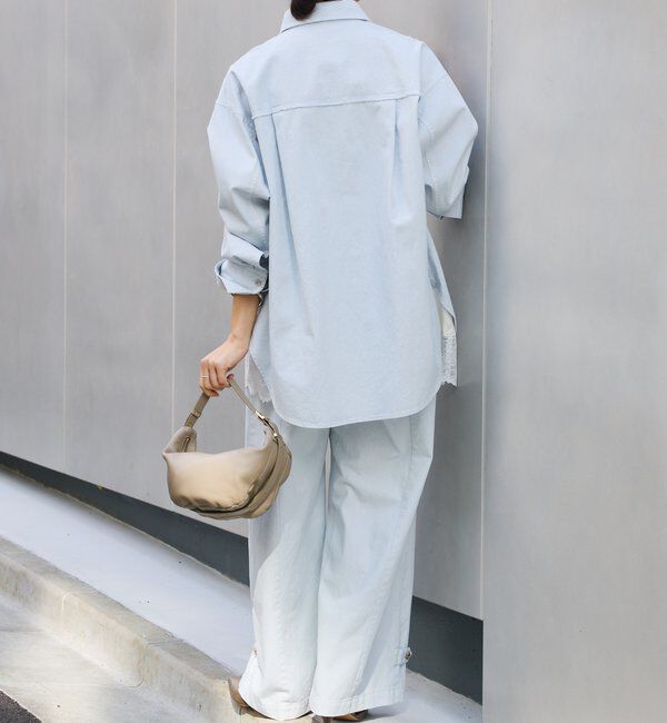  「【セットアップ着用可能】ガーメントダイコットンツイルパンツ」|チノ|