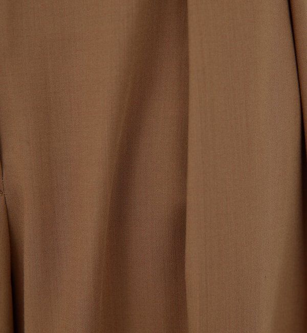  「【新色BR登場/セットアップ対応】ダブルタックパンツ」|スラックス|