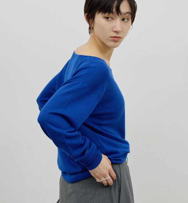  「【手洗い可】メリノウールニットプルオーバー」|ニット・セーター|