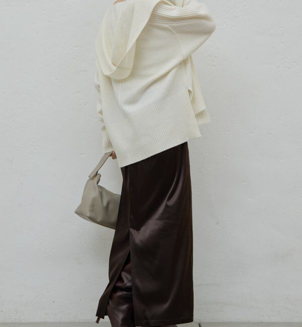  「【脱マンネリニット】【MANAKAコラボ】フードセットニット」|ニット・セーター|