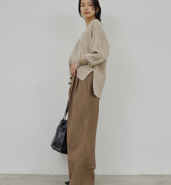  「【脱マンネリニット】【MANAKAコラボ】フードセットニット」|ニット・セーター|