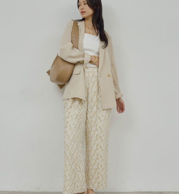  「シアーメッシュジャケット」|テーラードジャケット|