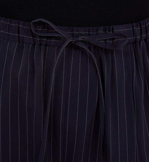  「【手洗い可】ストライプイージーパンツ」|チノ|