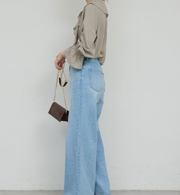  「ラッフルカラーブラウス」|シャツ・ブラウス|