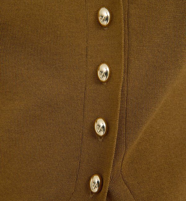  「【手洗い可】ペプラムニットカーデ」|ニット・セーター|