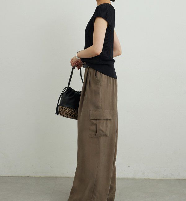  「【セットアップ対応】キュプラカーゴパンツ」|チノ|