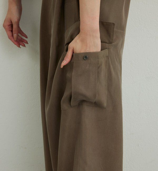  「【セットアップ対応】キュプラカーゴパンツ」|チノ|