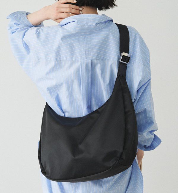  「クラウズナイロンラウンドビッグショルダーバッグ」|ショルダー・メッセンジャー|ブラックその他2