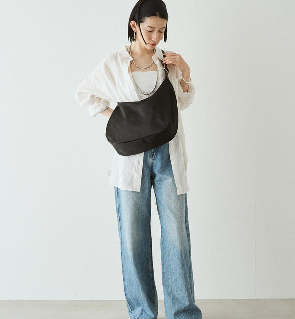  「クラウズナイロンラウンドビッグショルダーバッグ」|ショルダー・メッセンジャー|