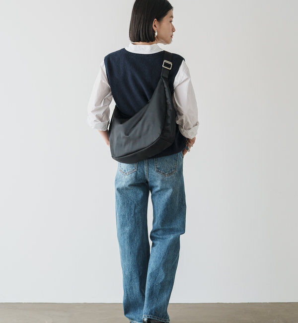  「クラウズナイロンラウンドビッグショルダーバッグ」|ショルダー・メッセンジャー|