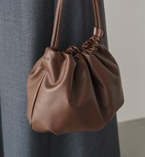  「レザー巾着4WAYショルダーバッグ」|ショルダー・メッセンジャー|