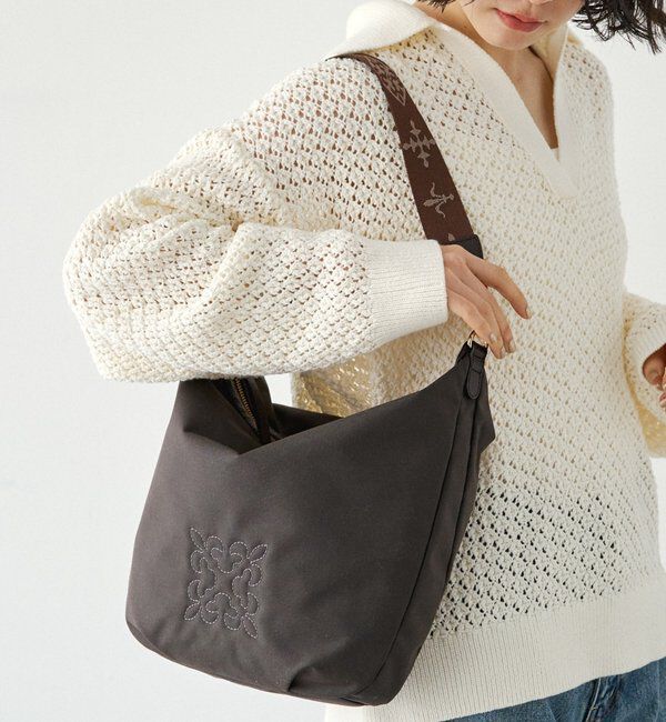  「コーデュラナイロン2WAYショルダーバッグ」|ショルダー・メッセンジャー|ダークブラウン