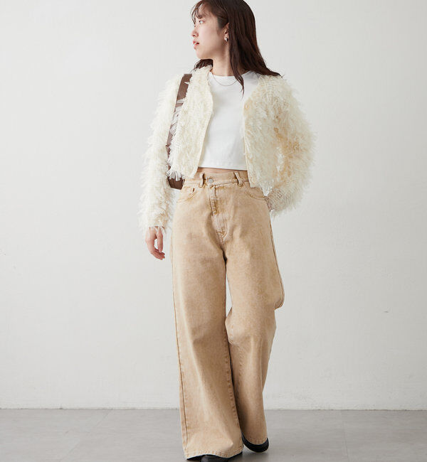  「【新色ブルー登場！】フレアデニム」|デニム|