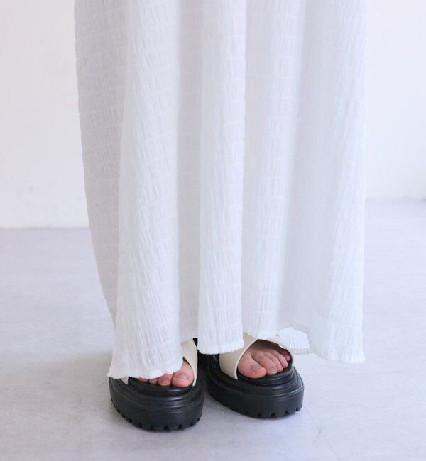  「シャーリングスクエアワンピース」|ワンピース|