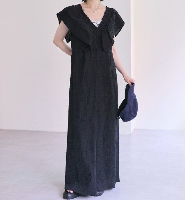  「シャーリングスクエアワンピース」|ワンピース|