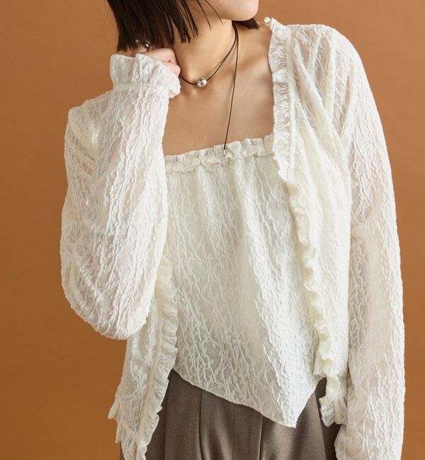  「ビスチェSETレースカーデ」|カーディガン|