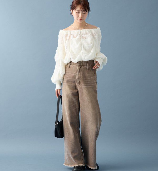  「ウェーブシアーホイップニット」|ニット・セーター|