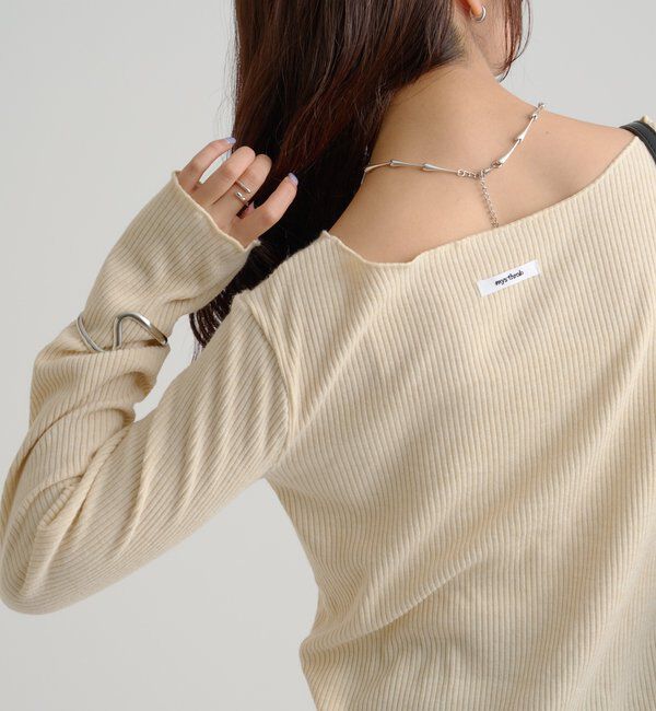  「起毛リブボタンカーディガン」|Tシャツ・カットソー|