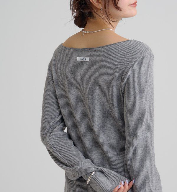  「起毛リブボタンカーディガン」|Tシャツ・カットソー|