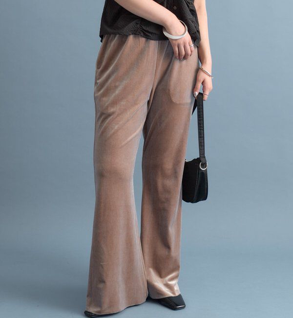  「ベロアフレアパンツ」|チノ|