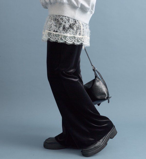  「ベロアフレアパンツ」|チノ|