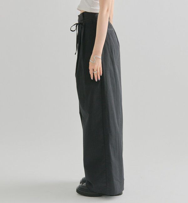  「サテンベルトパンツ」|チノ|