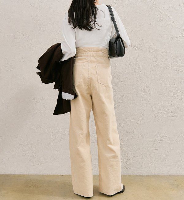  「コーデュロイ ウェーブパンツ」|チノ|