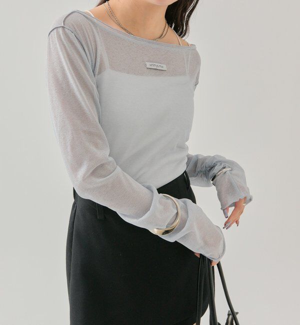  「ラメシアープルオーバー」|Tシャツ・カットソー|