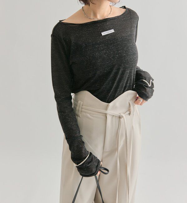  「ラメシアープルオーバー」|Tシャツ・カットソー|