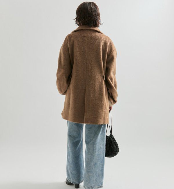  「ウール混 シャギーミドルコート」|その他|