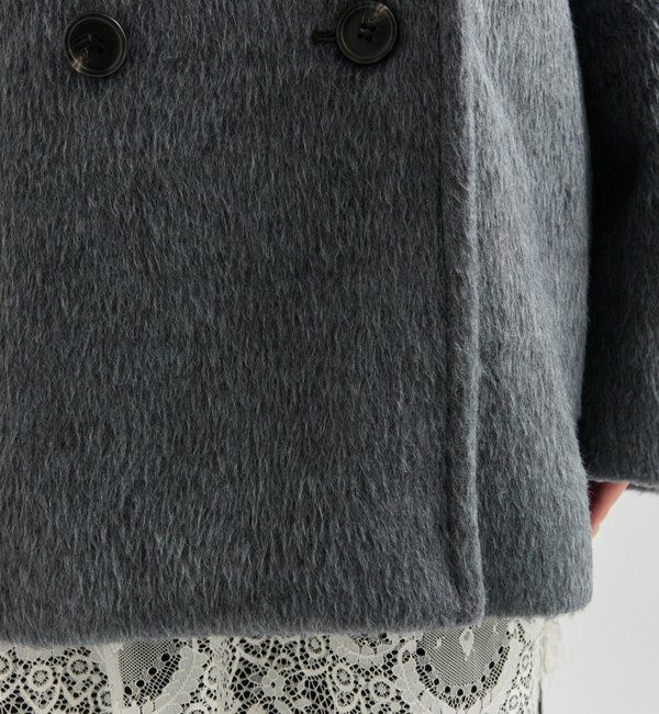  「ウール混 シャギーミドルコート」|その他|