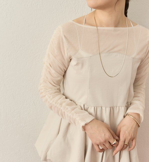  「【@aoiikegaya企画】チュール切替ペプラムSET UP」|チノ|