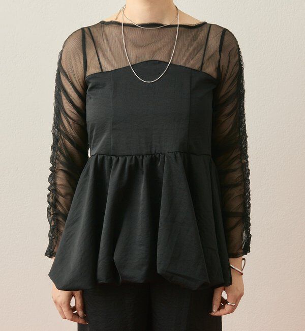  「【@aoiikegaya企画】チュール切替ペプラムSET UP」|チノ|