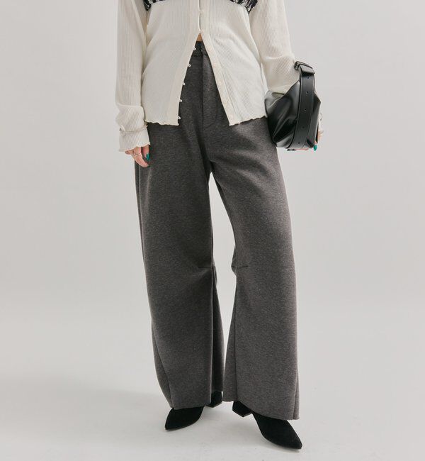  「【年間総売上1位！】裏起毛カーブスウェットパンツ」|チノ|