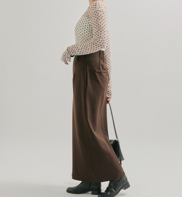  「WAVEフロントZIPスカート」|スカート|