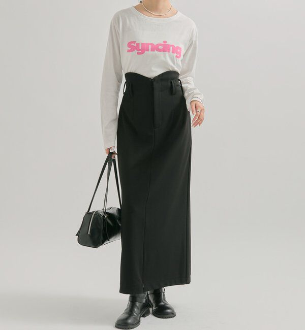  「WAVEフロントZIPスカート」|スカート|