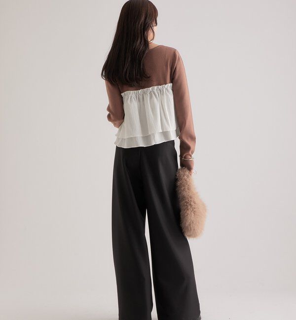  「ビスチェドッキングニット」|ニット・セーター|