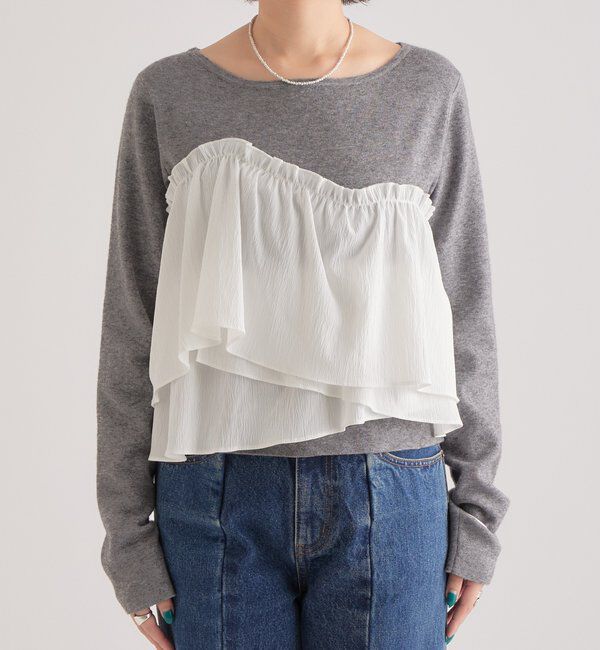  「ビスチェドッキングニット」|ニット・セーター|