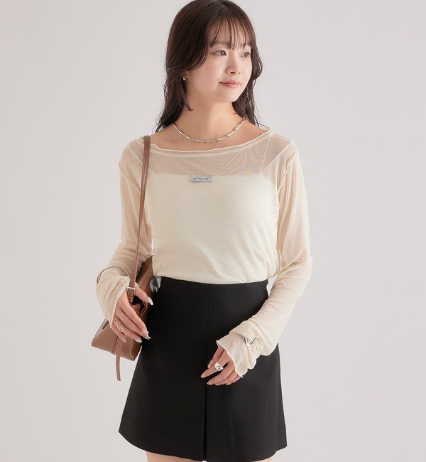  「ラメチュールプルオーバー」|Tシャツ・カットソー|