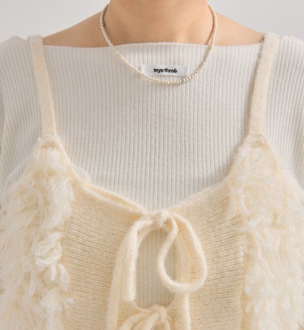  「2WAYループ ニットビスチェ」|ニット・セーター|