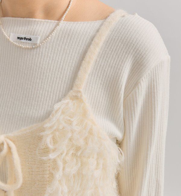  「2WAYループ ニットビスチェ」|ニット・セーター|