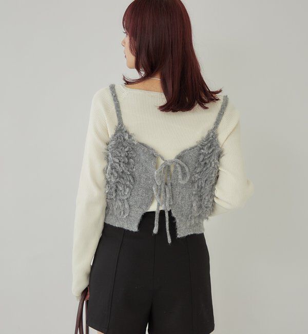  「2WAYループ ニットビスチェ」|ニット・セーター|
