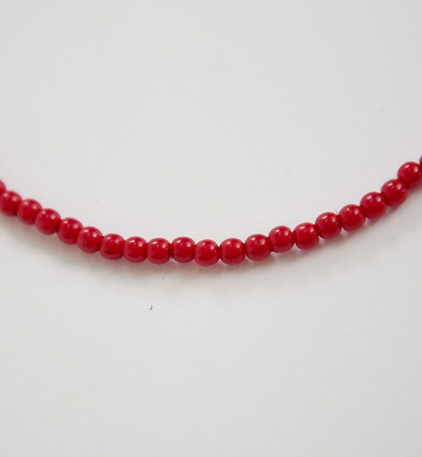  「カラービーズネックレス」|リング|