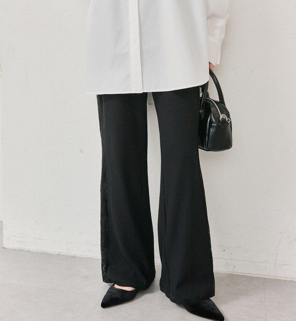  「レースラインリブパンツ」|チノ|