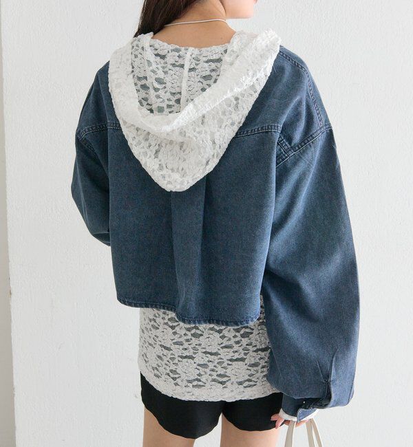  「スタッズデニムシャツジャケット」|シャツ・ブラウス|