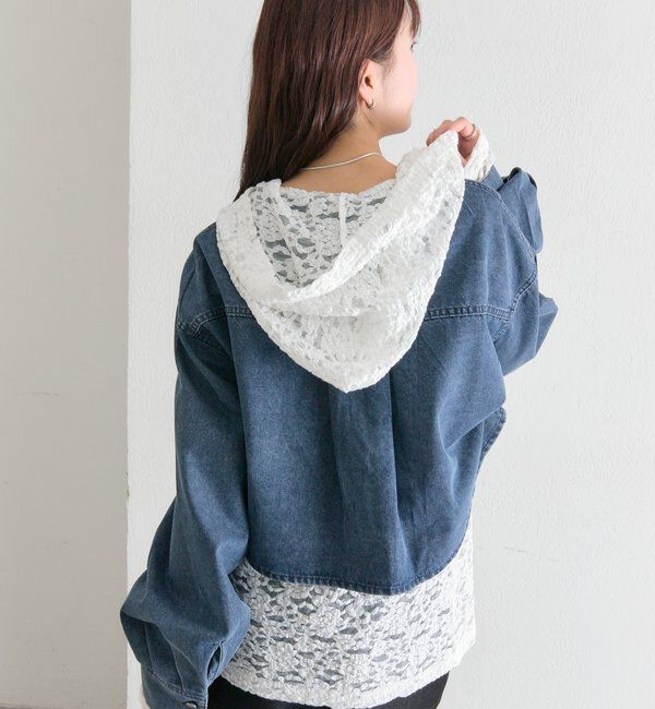  「スタッズデニムシャツジャケット」|シャツ・ブラウス|