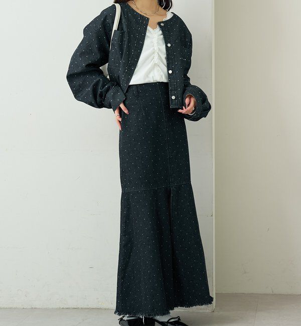  「スタッズデニムシャツジャケット」|シャツ・ブラウス|