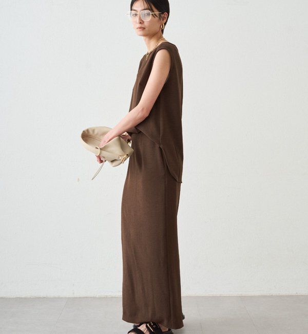  「ダブルジョーゼットタイトスカート」|スカート|