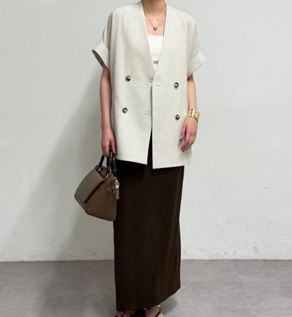  「スラブWジャケット」|ベスト・ジレ|