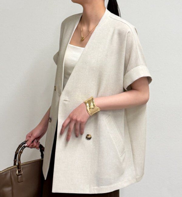  「スラブWジャケット」|ベスト・ジレ|